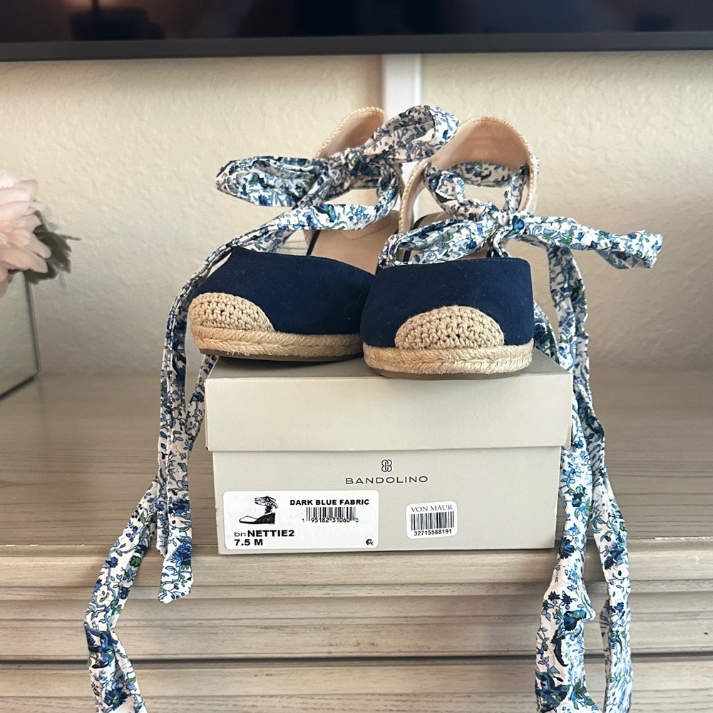 Bandolino Dark Blue Espadrille Women Shoes